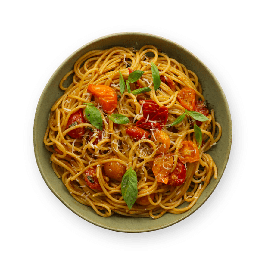 Cherry tomato spaghetti