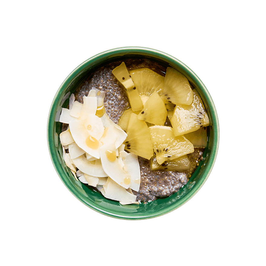 Chocolate & Kiwi Chia Pudding