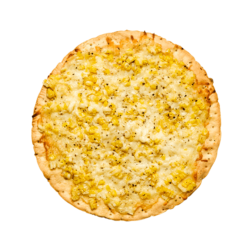 Cheesy Corn Cauliflower Pizza