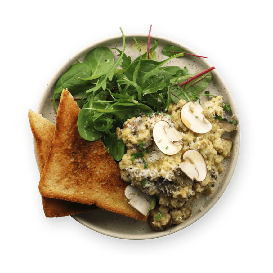 Scrambled Eggs with Mushrooms