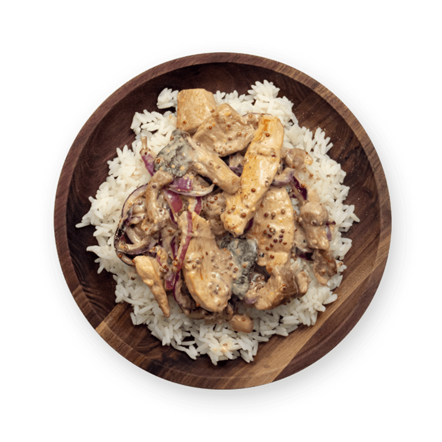 Poulet sauce moutarde