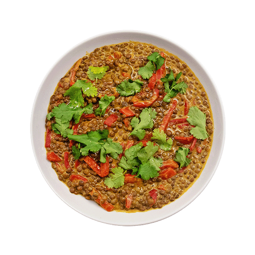 Lentil & Roasted Red Pepper Curry