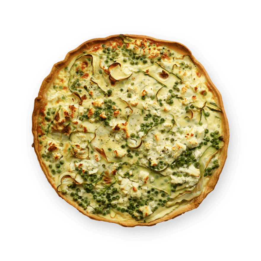 Zucchini & Feta Quiche