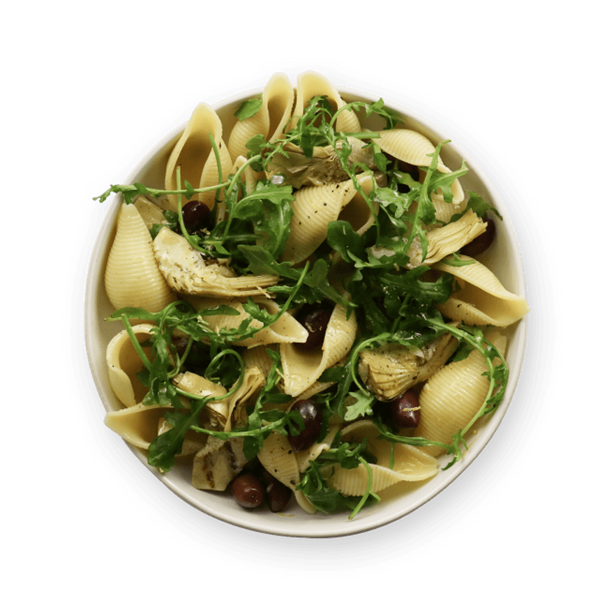 Salade de pâtes [Coeur d'artichaut, champignons & jambon] – Les délices de  Letiss