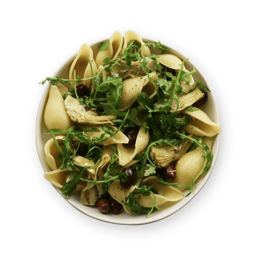 Artichoke & Arugula Pasta Salad