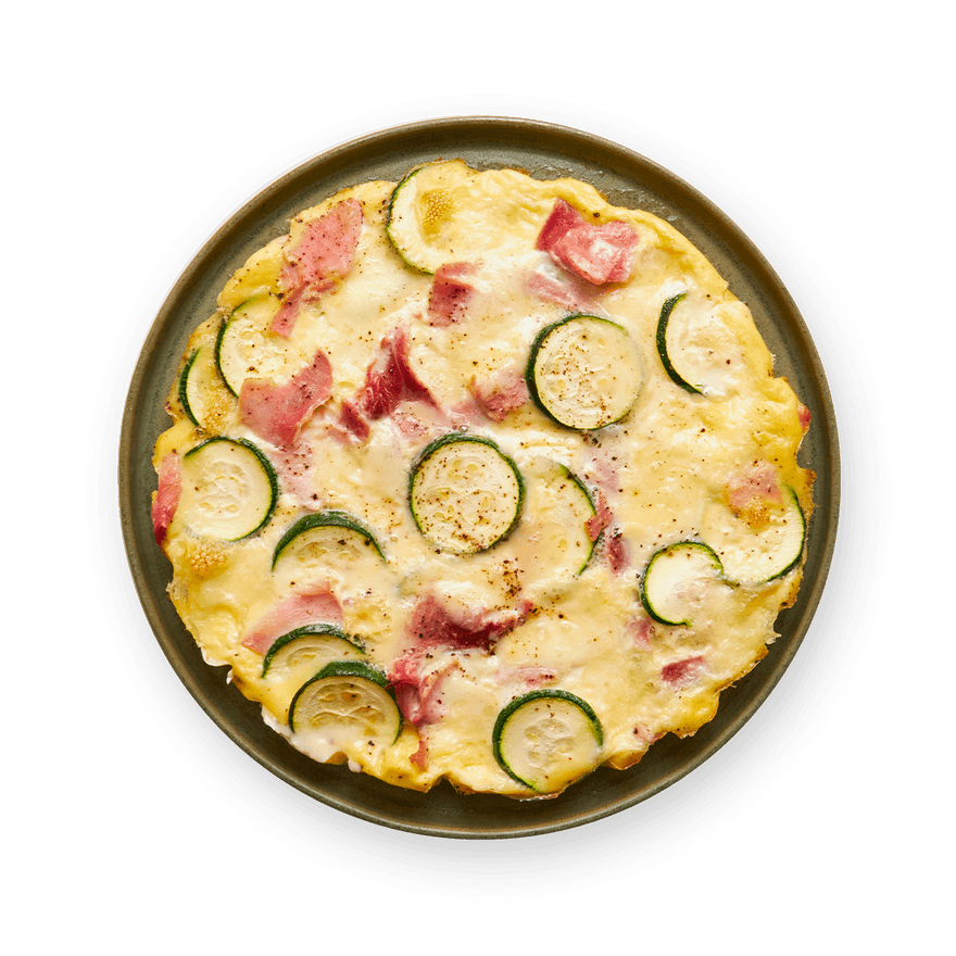 Zucchini & Ham Frittata