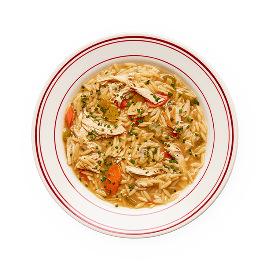 Lemon Chicken Orzo Soup