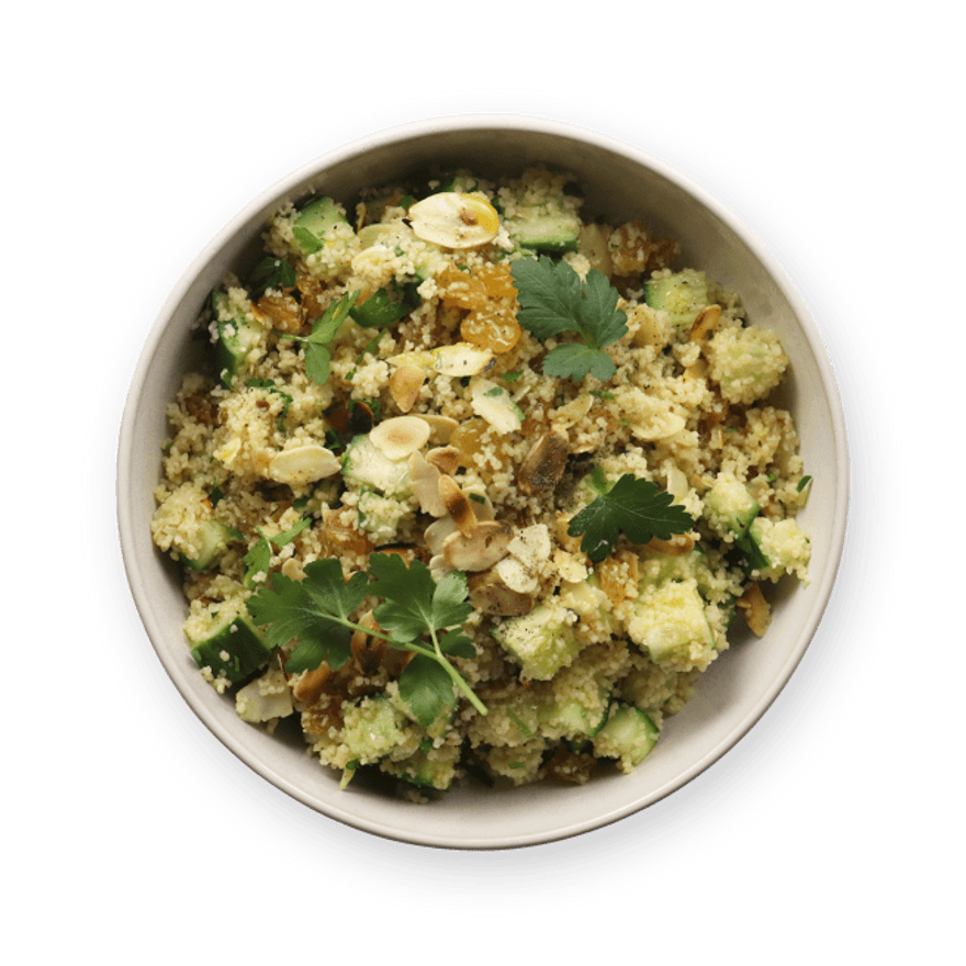 Tabouli with Raisins & Almonds