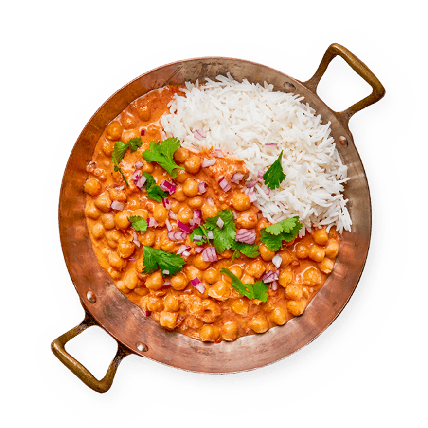 Chickpea Curry with Rice