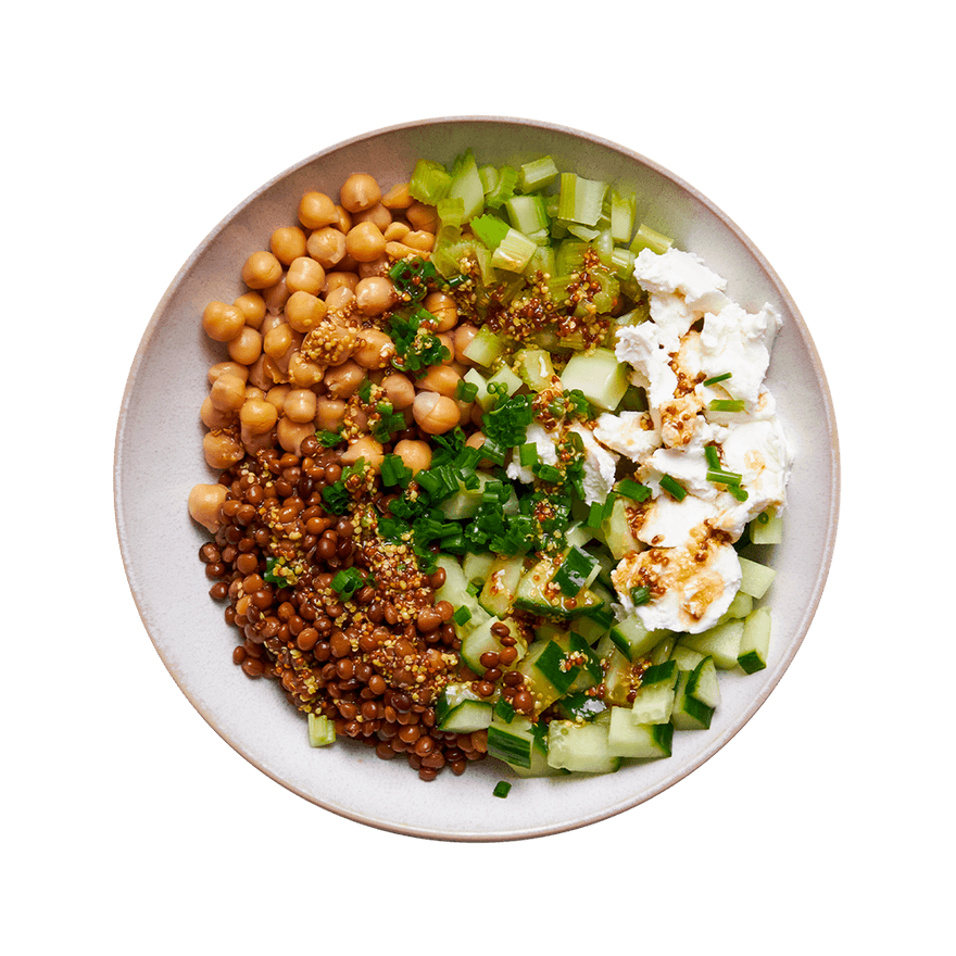 Lentil & Chickpea Salad