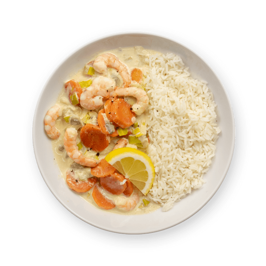 Shrimp in Cream Sauce