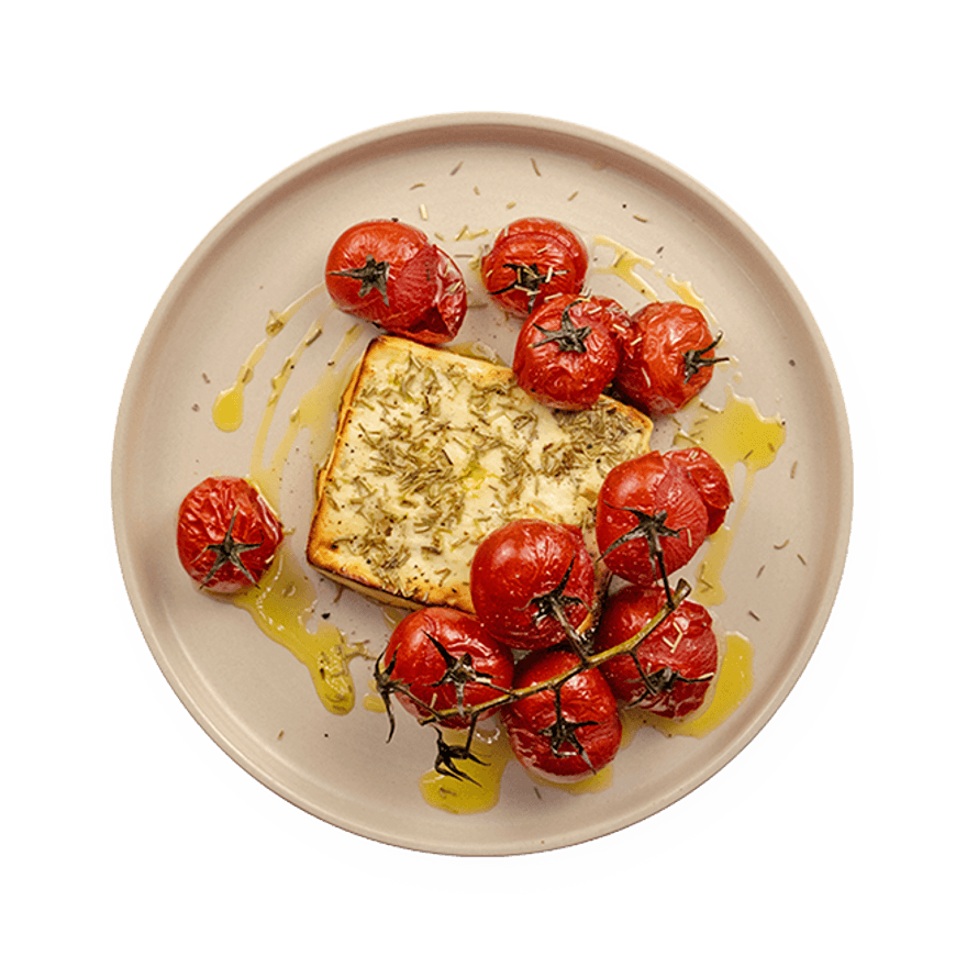 Roasted Feta & Rosemary Tomatoes