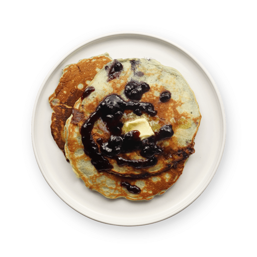 Blueberry Jam Pancakes