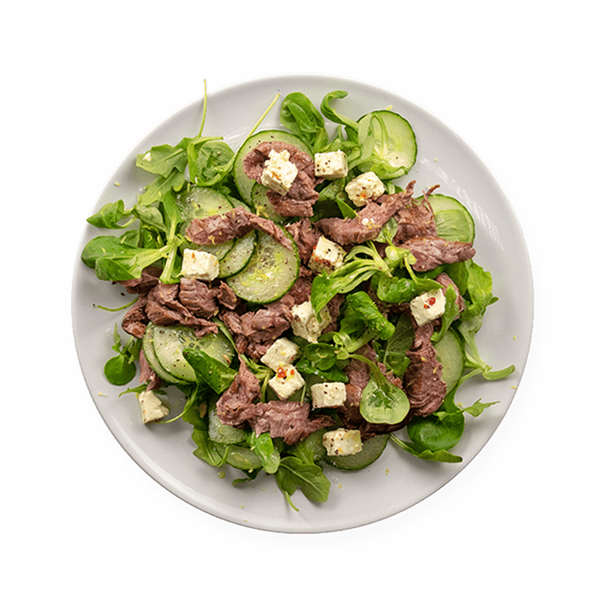Steak & Cucumber Salad