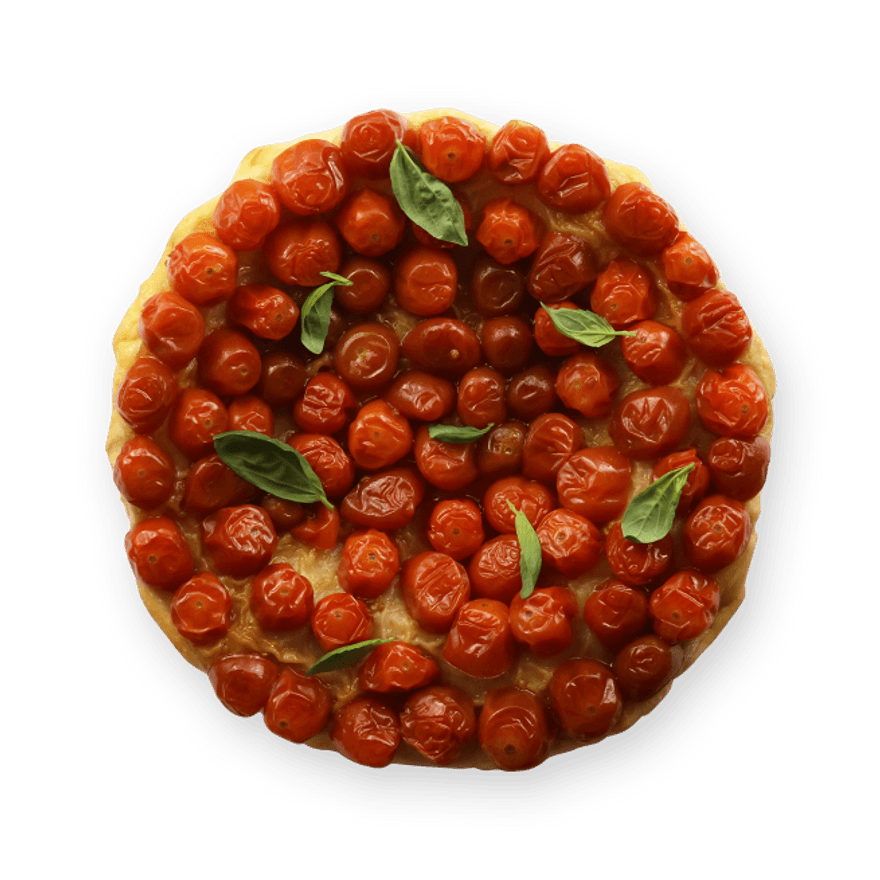 Tatin de tomates cerises