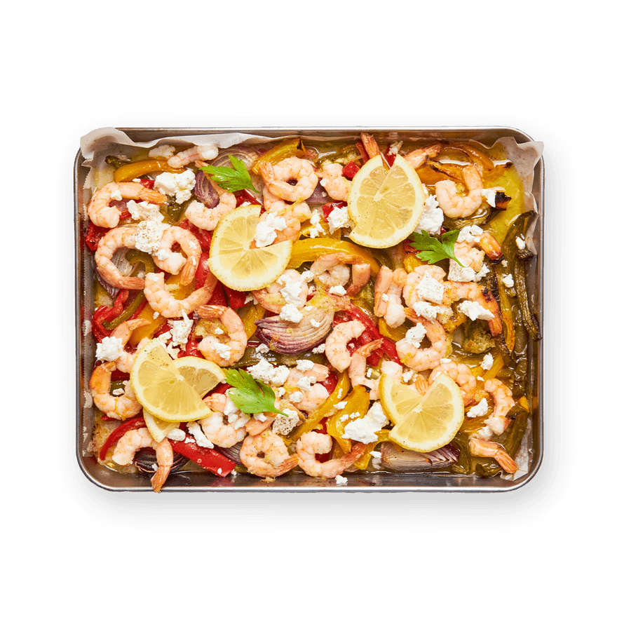 Mediterranean Shrimp Sheet Tray