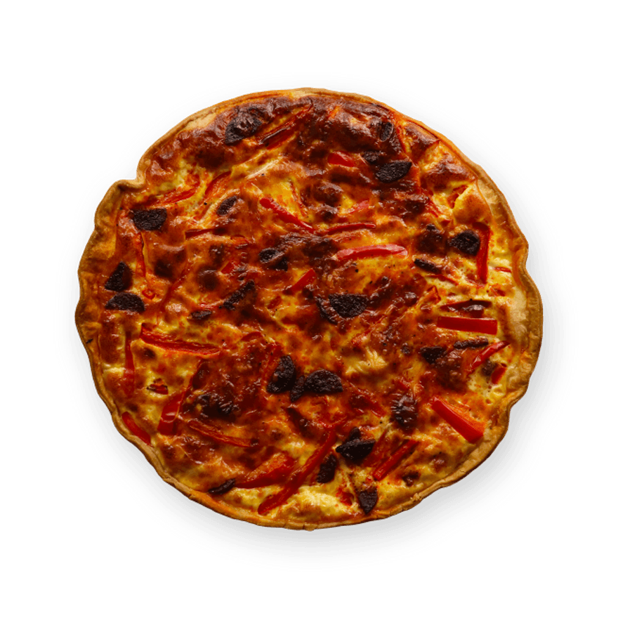 Chorizo & Pepper Quiche