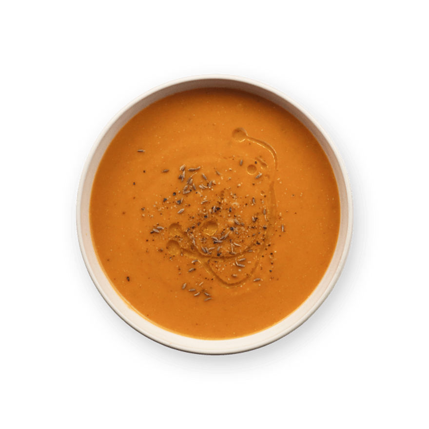 Velouté de lentilles au cumin