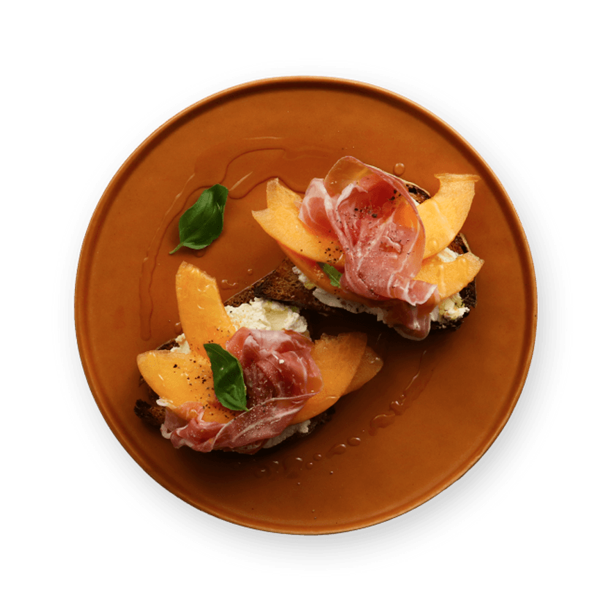 Prosciutto & Melon Bruschetta