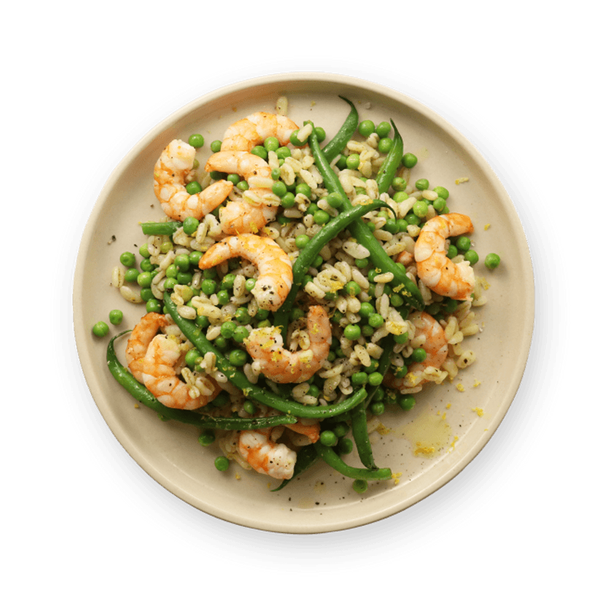 Shrimp, Beans & Barley Bowl