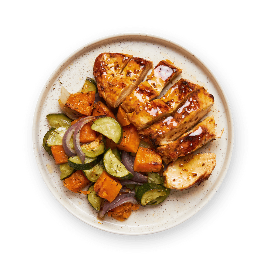 Honey Mustard Chicken with Veggies