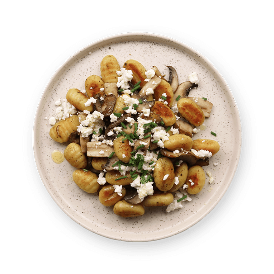 Gnocchi with Feta & Mushrooms