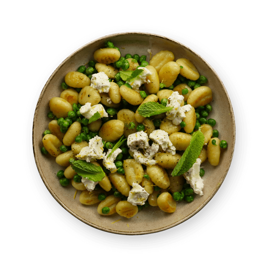 Pea & Feta Gnocchi