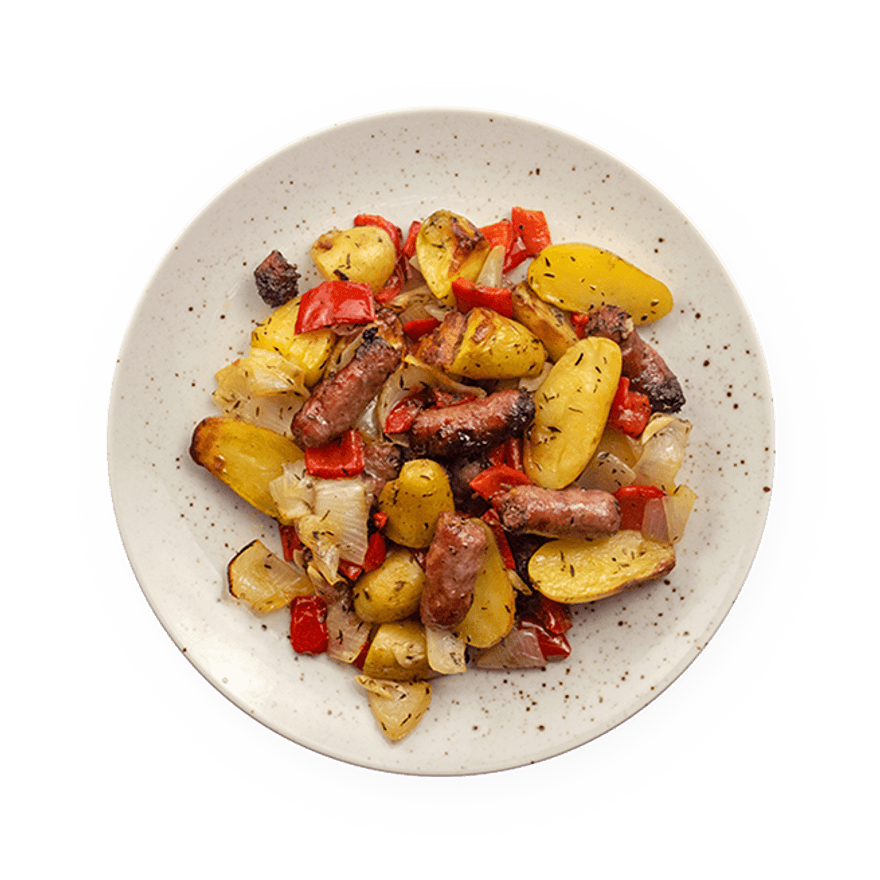 Roasted Sausage, Peppers & Potatoes