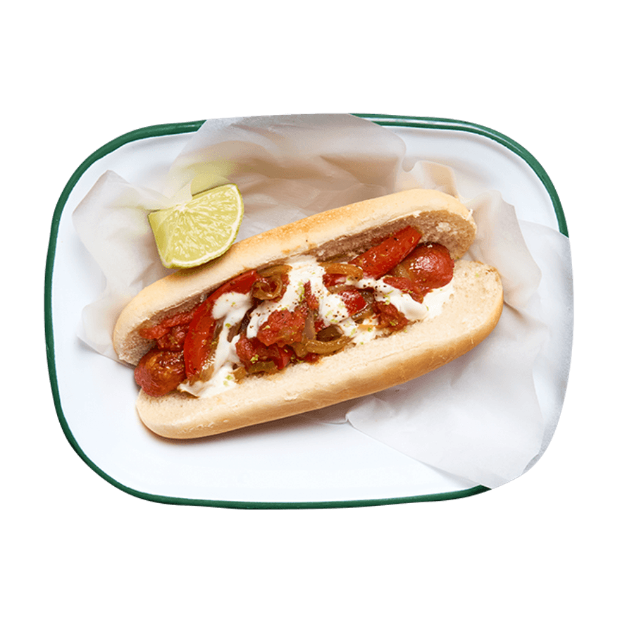 Veggie Tex-Mex Hot Dog