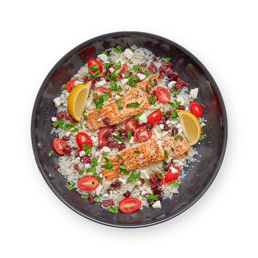 Mediterranean Salmon Skillet