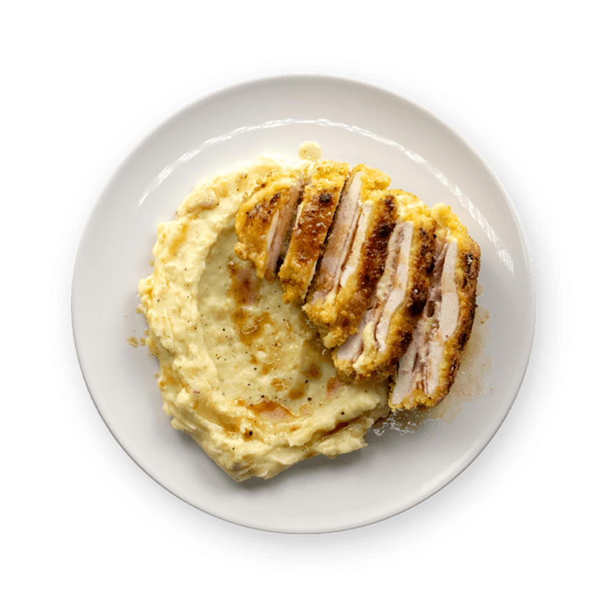 Cordon bleu & purée maison