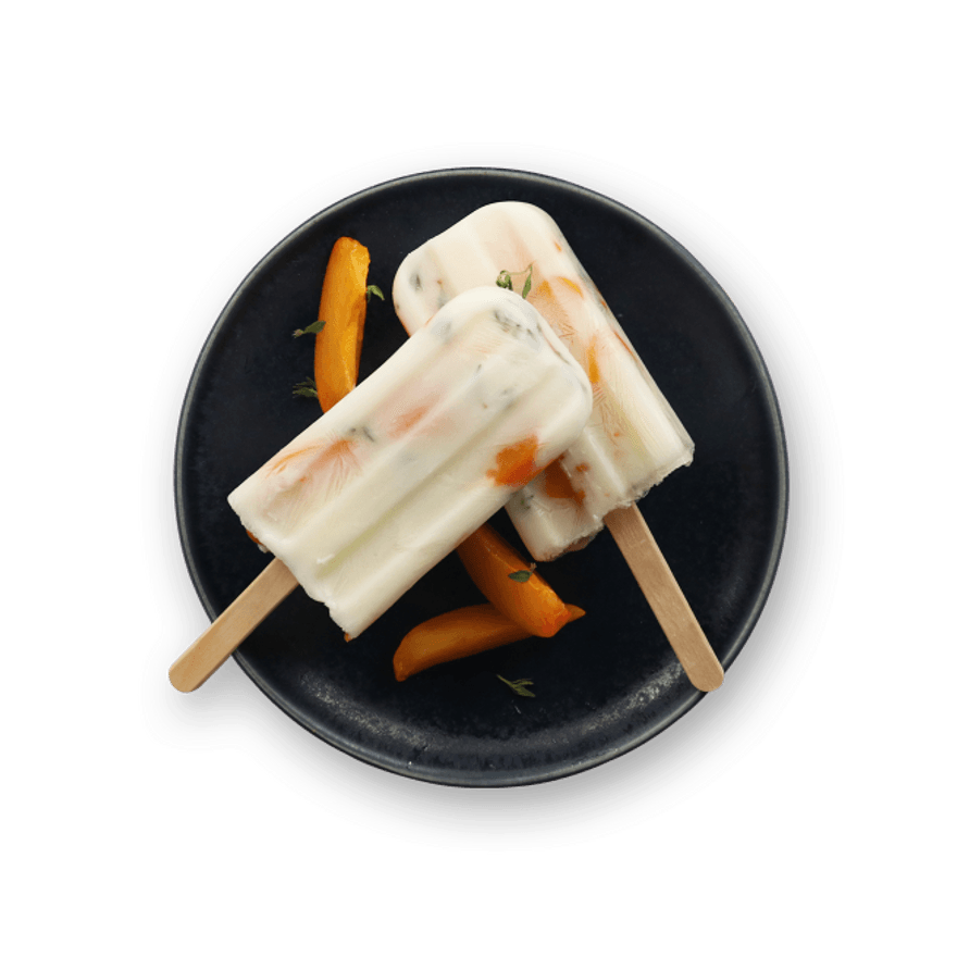 Pop glacé yaourt abricot & miel