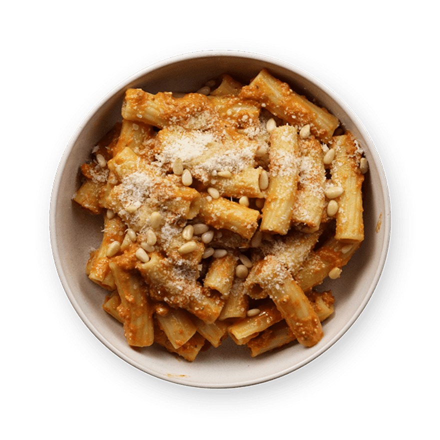 Pasta with Red Pesto