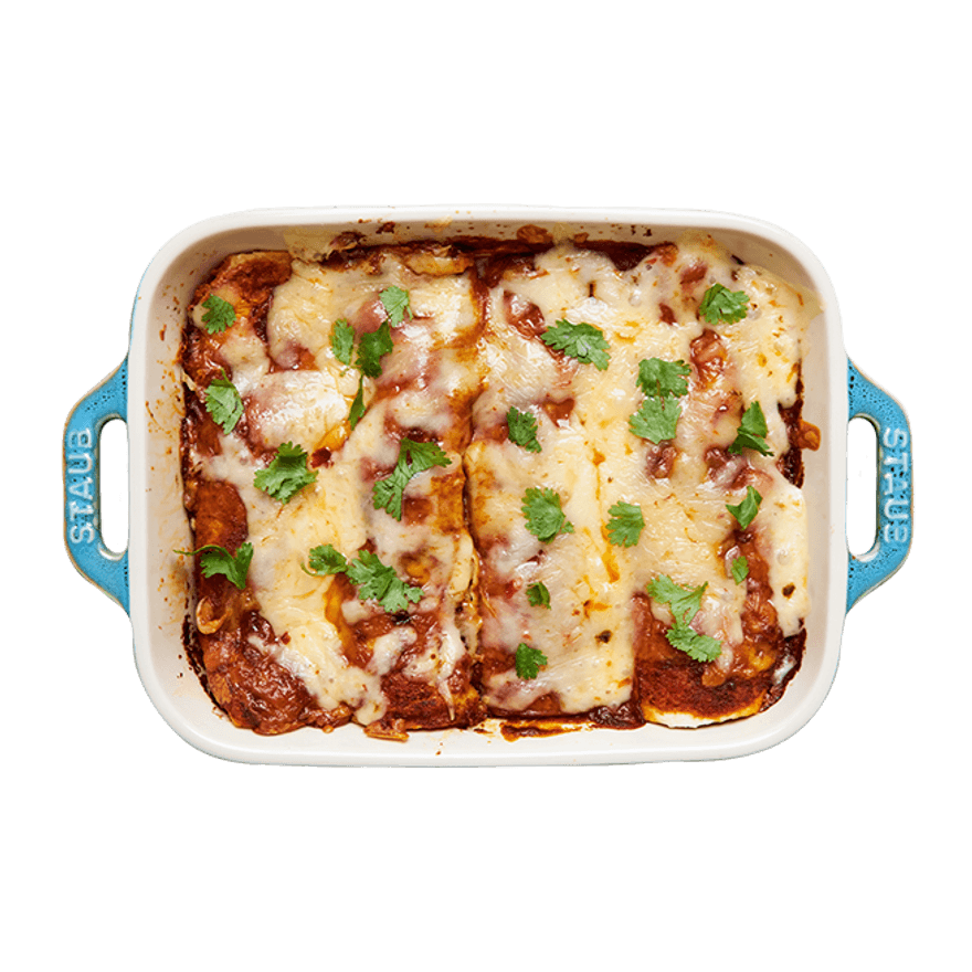 Cheesy Beef Enchiladas