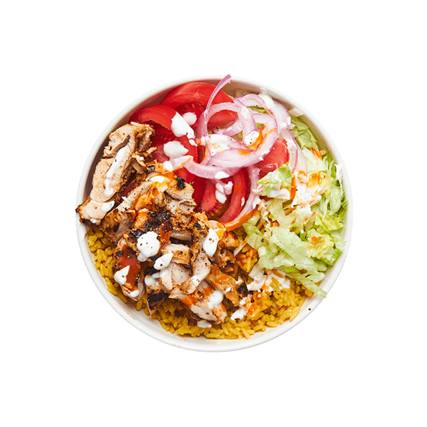 NY Halal Cart Chicken Bowl