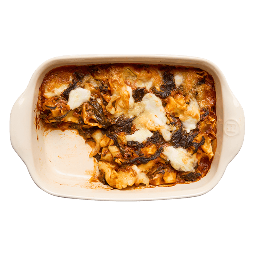 Easy Spinach & Mozzarella Baked Pasta