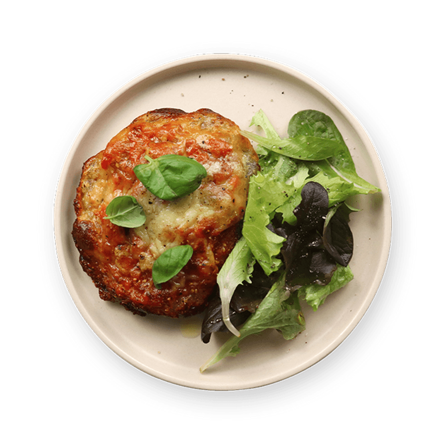 Speedy Chicken Parmesan & Salad