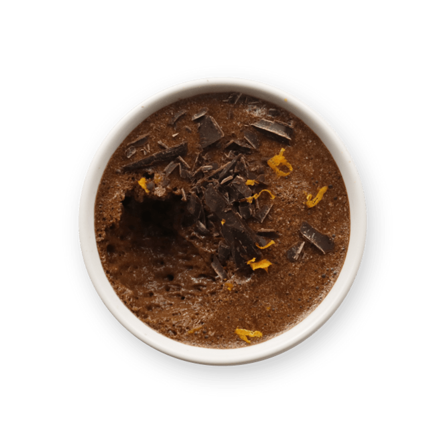 Homemade Orange-Chocolate Mousse