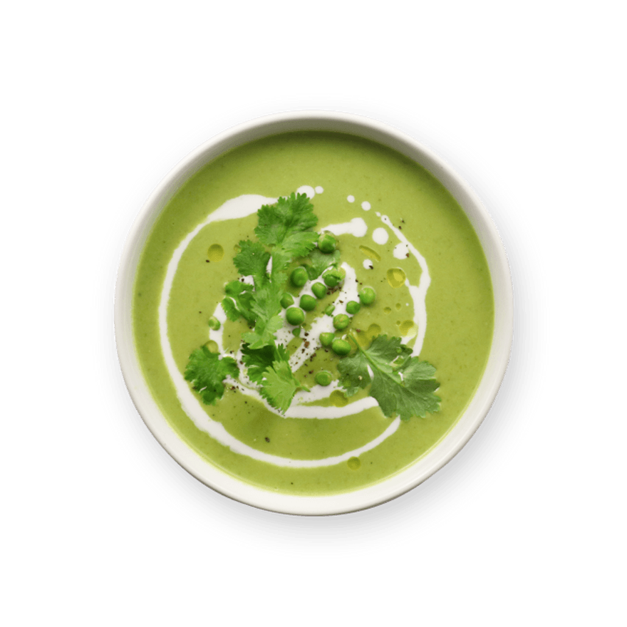 Green Pea & Coconut-Curry Soup