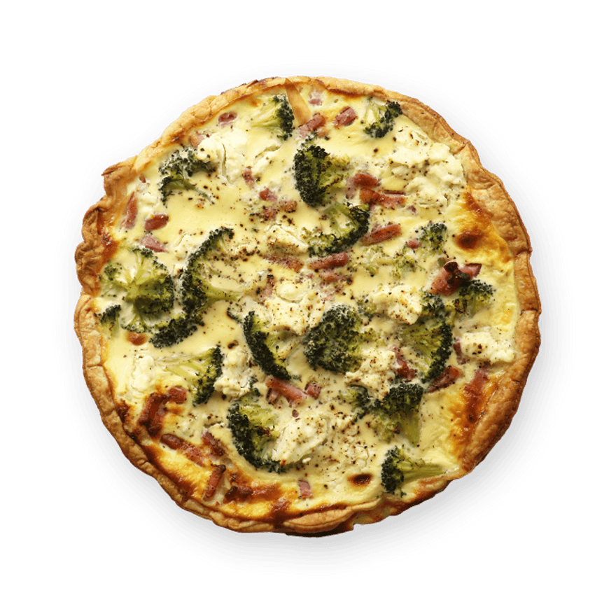 Broccoli & Bacon Quiche