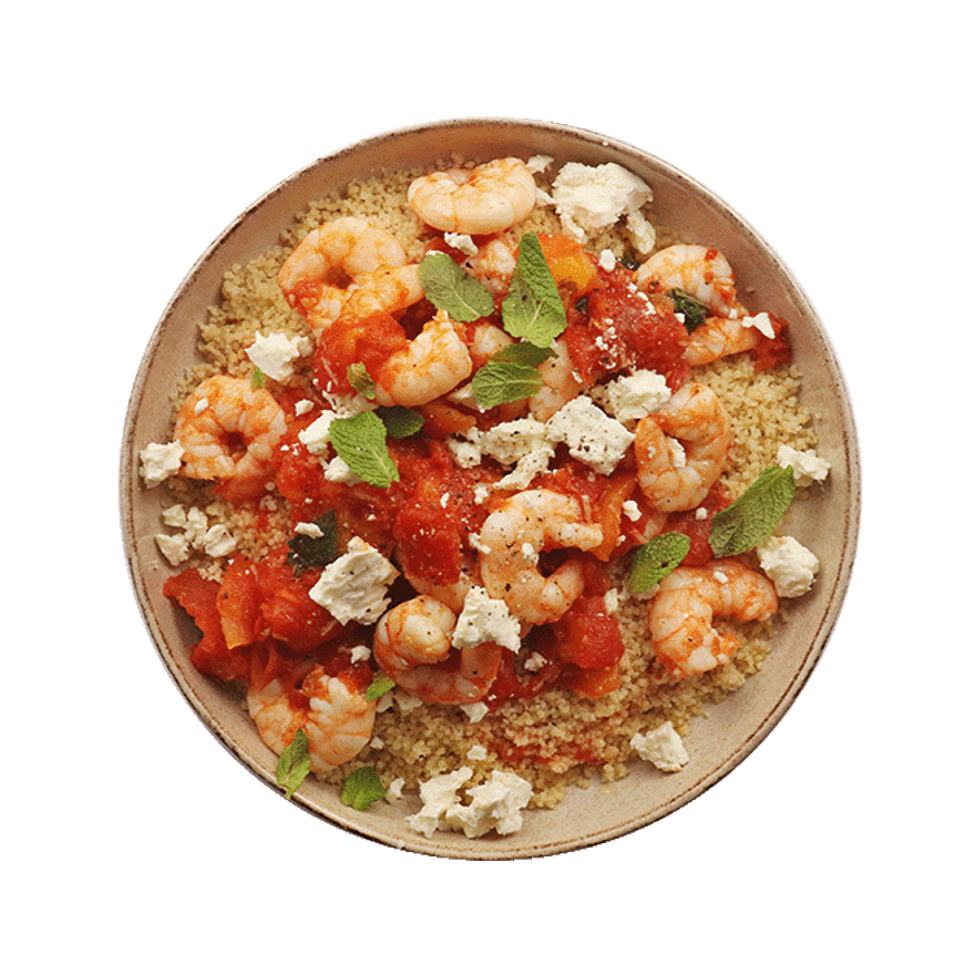 Shrimp & Feta Couscous