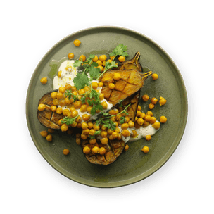 Vegan Roasted Eggplant with Turmeric