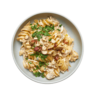 Creamy Mushroom & Garlic Pasta