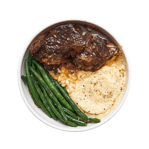 Balsamic Short Ribs with Polenta