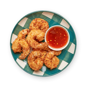 Crevettes noix de coco au air-fryer
