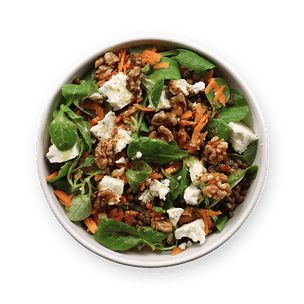 Salade d'automne aux lentilles