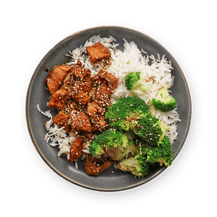 Teriyaki Chicken with Broccoli & Rice