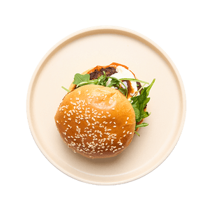 Red Pesto-Mozzarella Burger