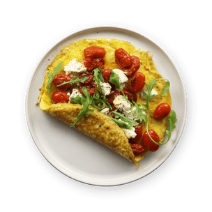 Tomato & Cream Cheese Omelette