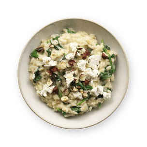 Spinach & Goat Cheese Risotto